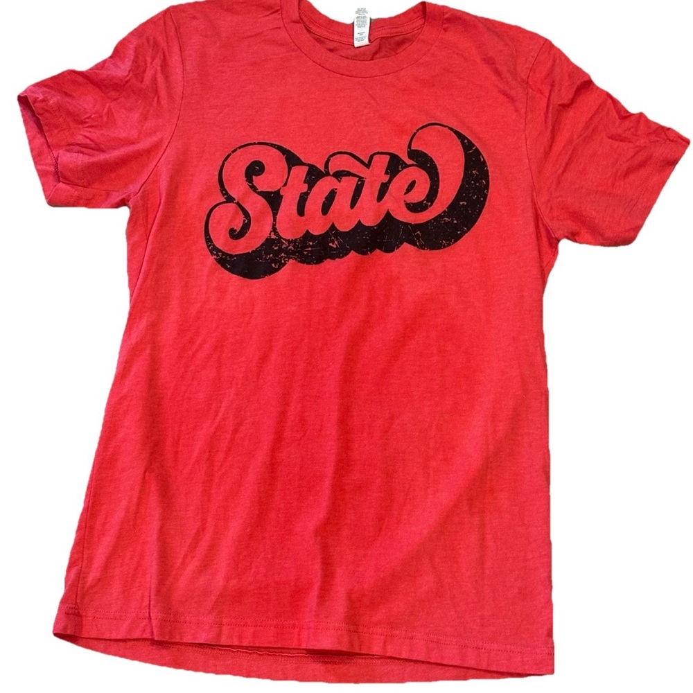 Arkansas State red wolves Canvas Ladies M t-shirt Red  Boutique “State”
